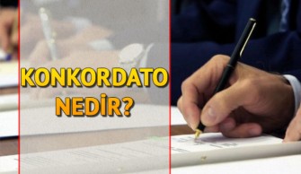 Konkordato nedir?