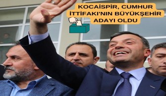 KOCAİSPİR, CUMHUR İTTİFAKI’NIN BÜYÜKŞEHİR ADAYI OLDU