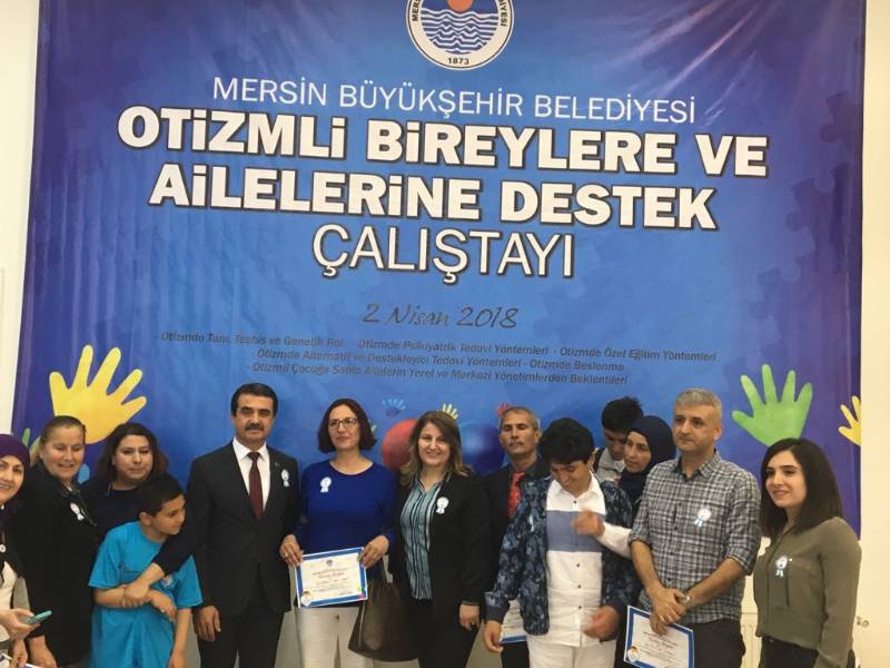 Otizmli Bireylere ve Ailelerine Destek Çalıştayı Mersin’de Düzenlendi