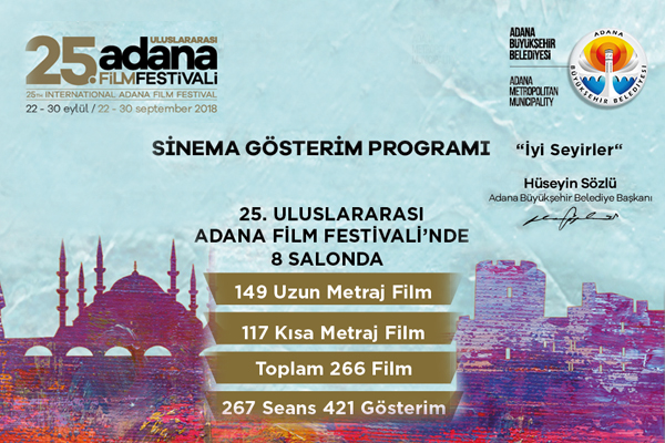 25. Uluslararası Adana Film Festivali Başlıyor