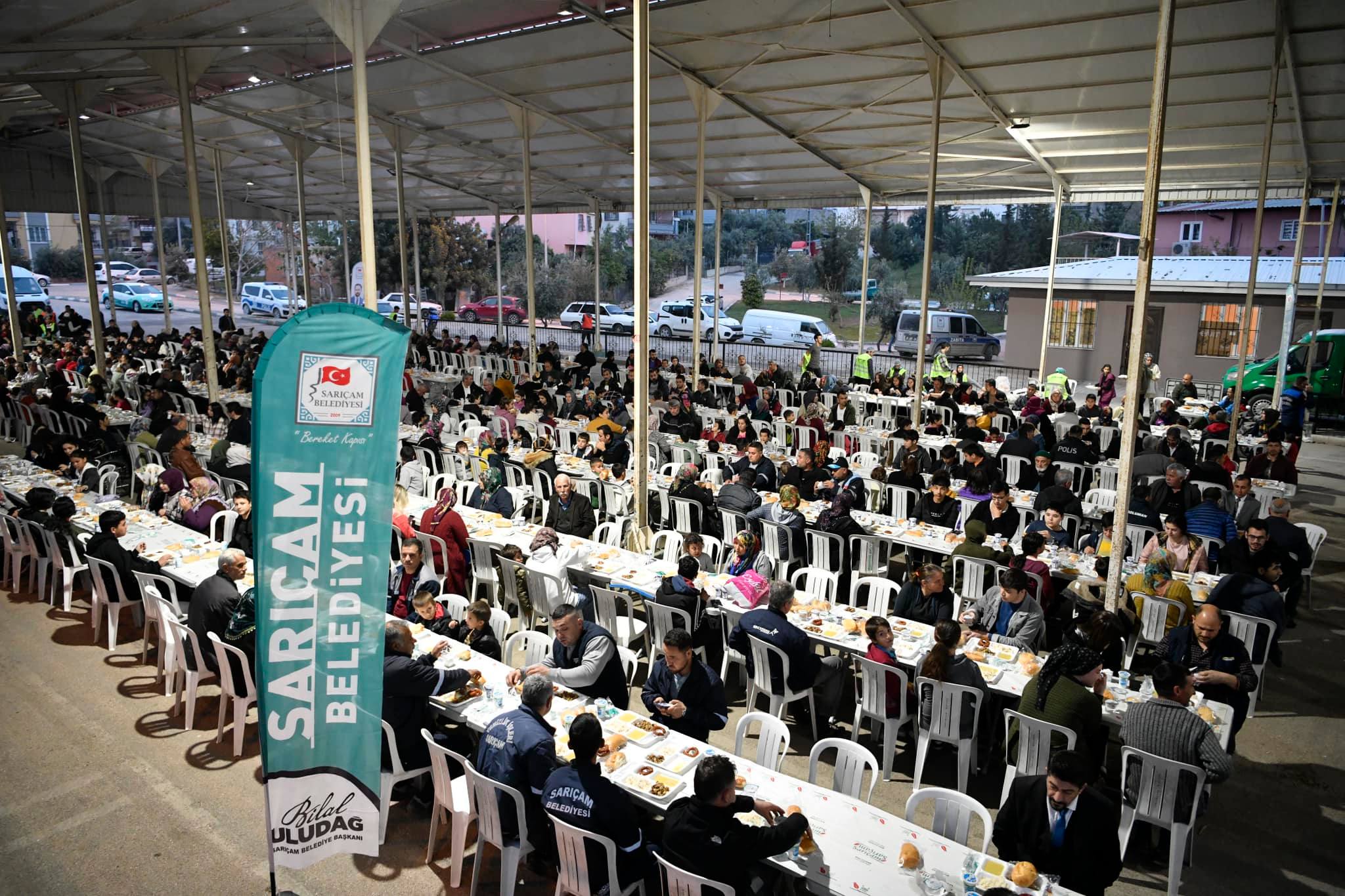 SARIÇAM’DA HER GÜN BİR MAHALLEDE İFTAR